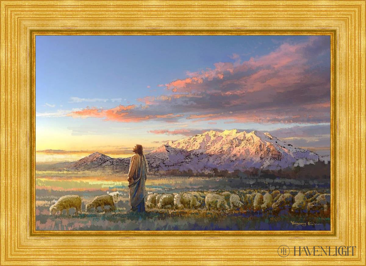 All His Majesty Christian Wall Art by Yongsung Kim - Inspirational Jesus Painting for Home, Church & Office Decor