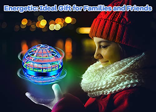 Magic Flying Orb Toy - 360° Rotating Hover Ball for Kids & Adults, LED Dream Lantern, Indoor/Outdoor Flying Toy, Perfect Christmas Gift for Boys Girls (Great for Parties, Backyard Fun & STEM Learning)