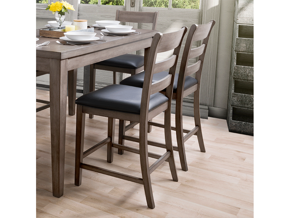 Modern Counter Height Dining Chairs Set of 2 - 24