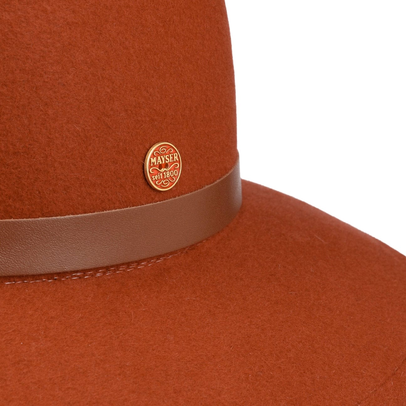 Stylish Leonia Fur Felt Hat by Mayser - Premium Wool Fedora for Women & Men - Perfect for Outdoor Events, Weddings & Fashion