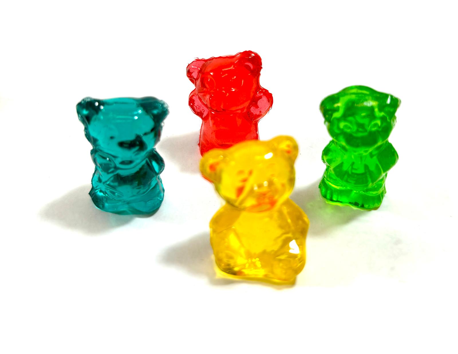 Hilco 4D Sour Gummy Bears in Resealable Bag - 2.2lb Bulk Candy for Parties, Movie Nights & Snacking - Assorted Fruit Flavors
