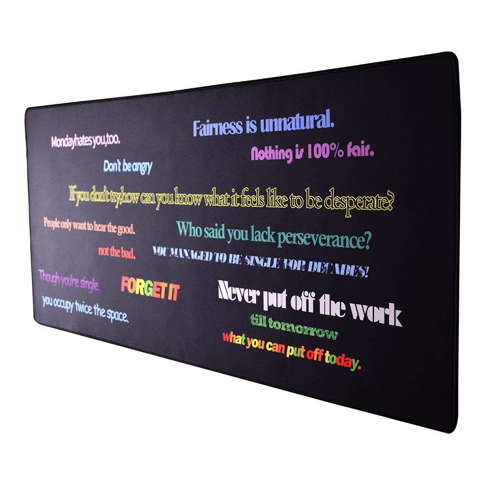 Premium Large Gaming Mouse Pad (31.5x11.8 in) - Non-Slip Rubber Base & Stitched Edges - Ergonomic Desk Mat for PC, Laptop, Office Work & Gaming Setup - Perfect for Esports, Work from Home & Computer Use