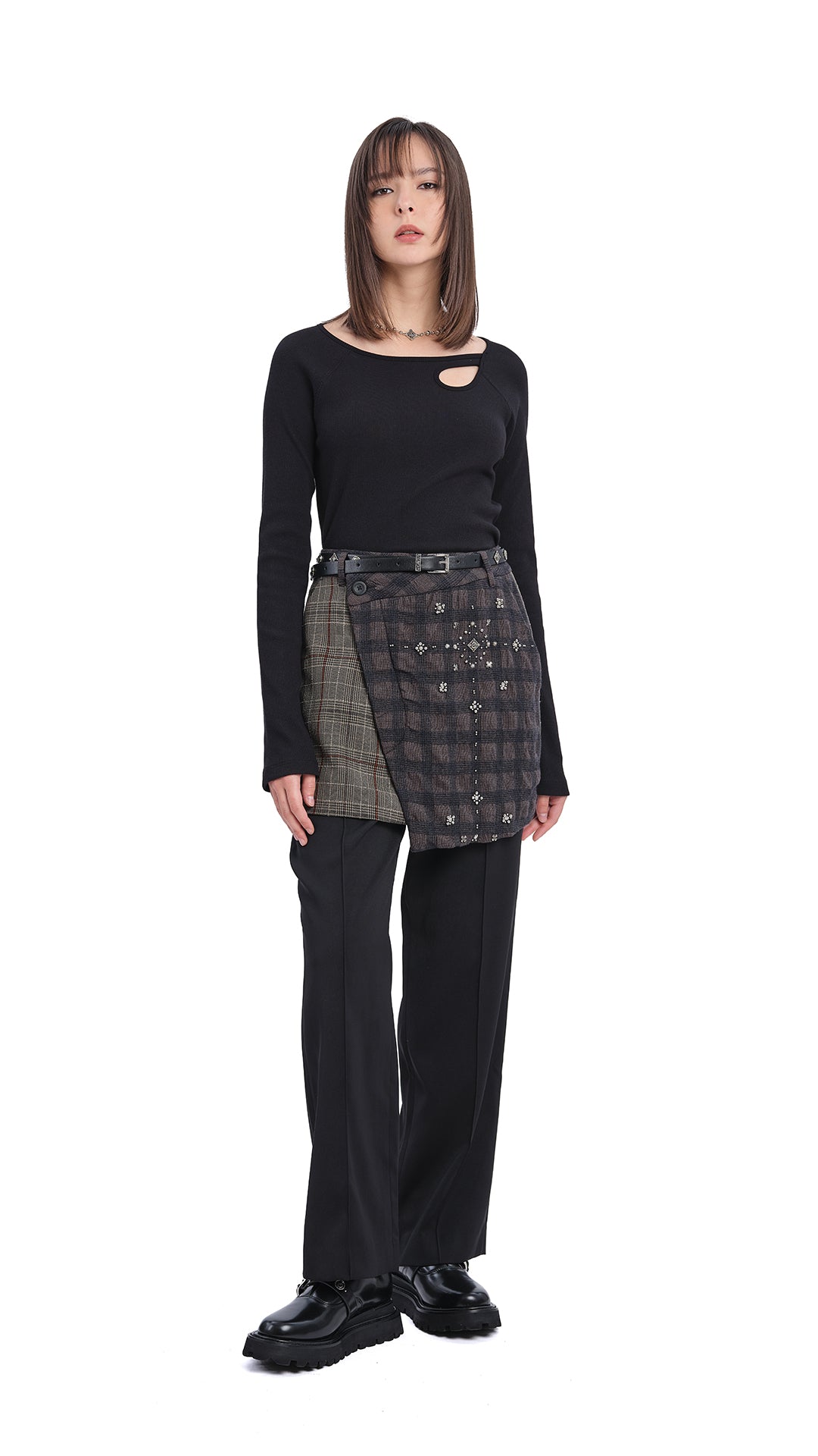 Elegant Long Sleeve Boat Neck Blouse for Women | Comfortable Stretch Fabric | Perfect for Office Wear, Date Night & Casual Outings