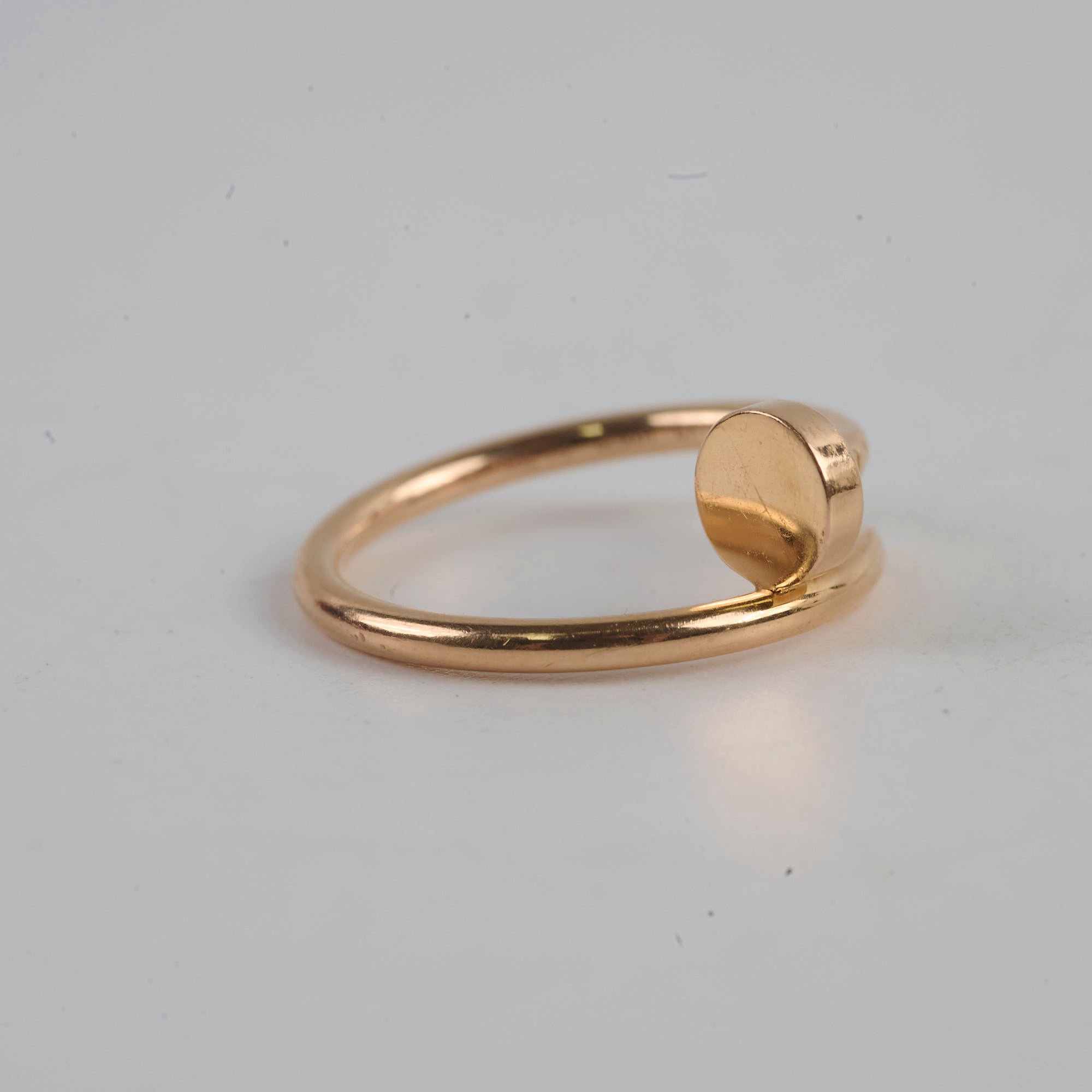 Cartier Juste Un Clou Small Model Ring Size 49 - Luxury Nail Bracelet for Women, 18K Rose Gold Jewelry for Everyday Wear & Special Occasions
