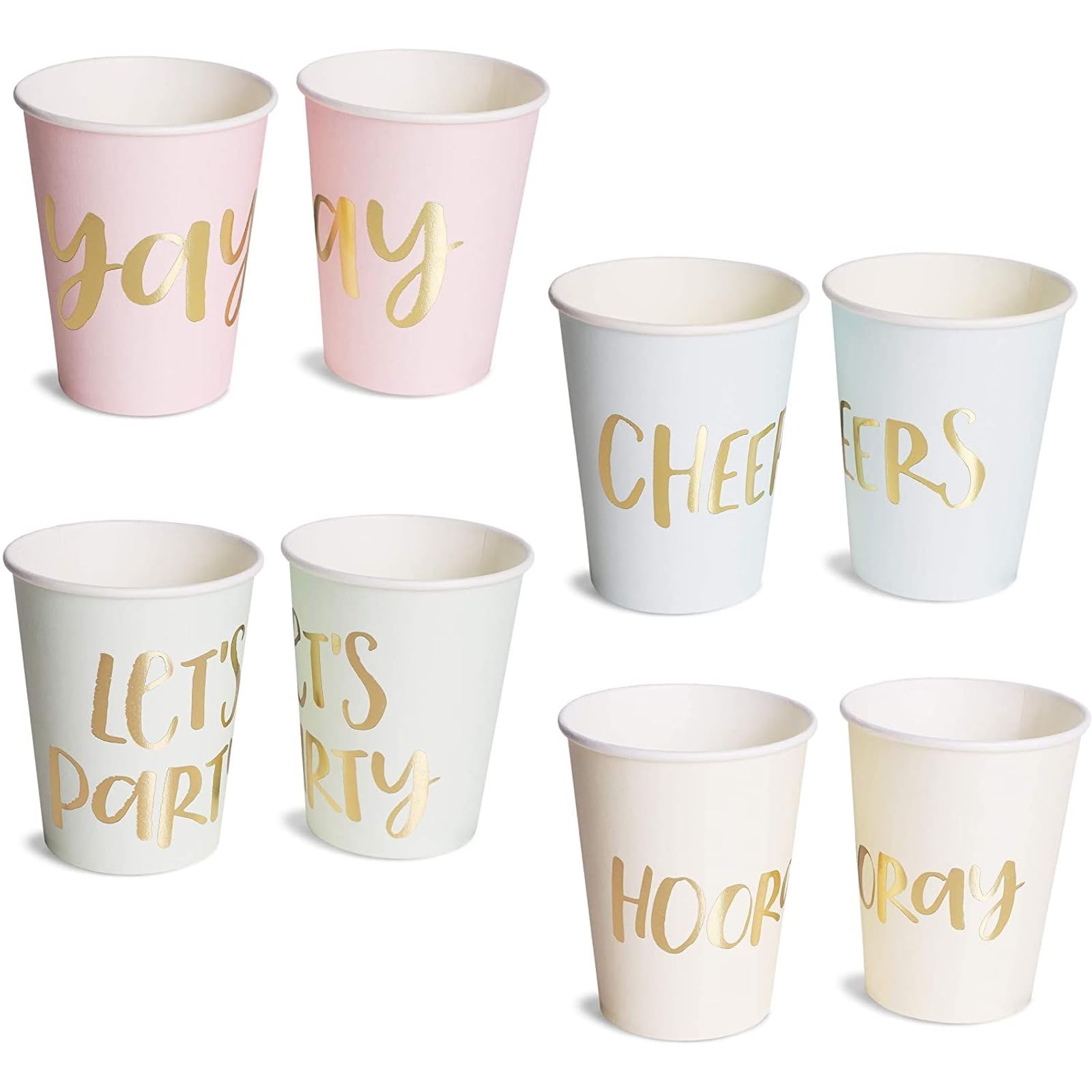 Sparkle and Bash Bachelorette Party Cups - 48 Pack (9 oz) | 4 Vibrant Colors | Perfect for Bridal Showers, Girls' Night Out & Bachelorette Celebrations