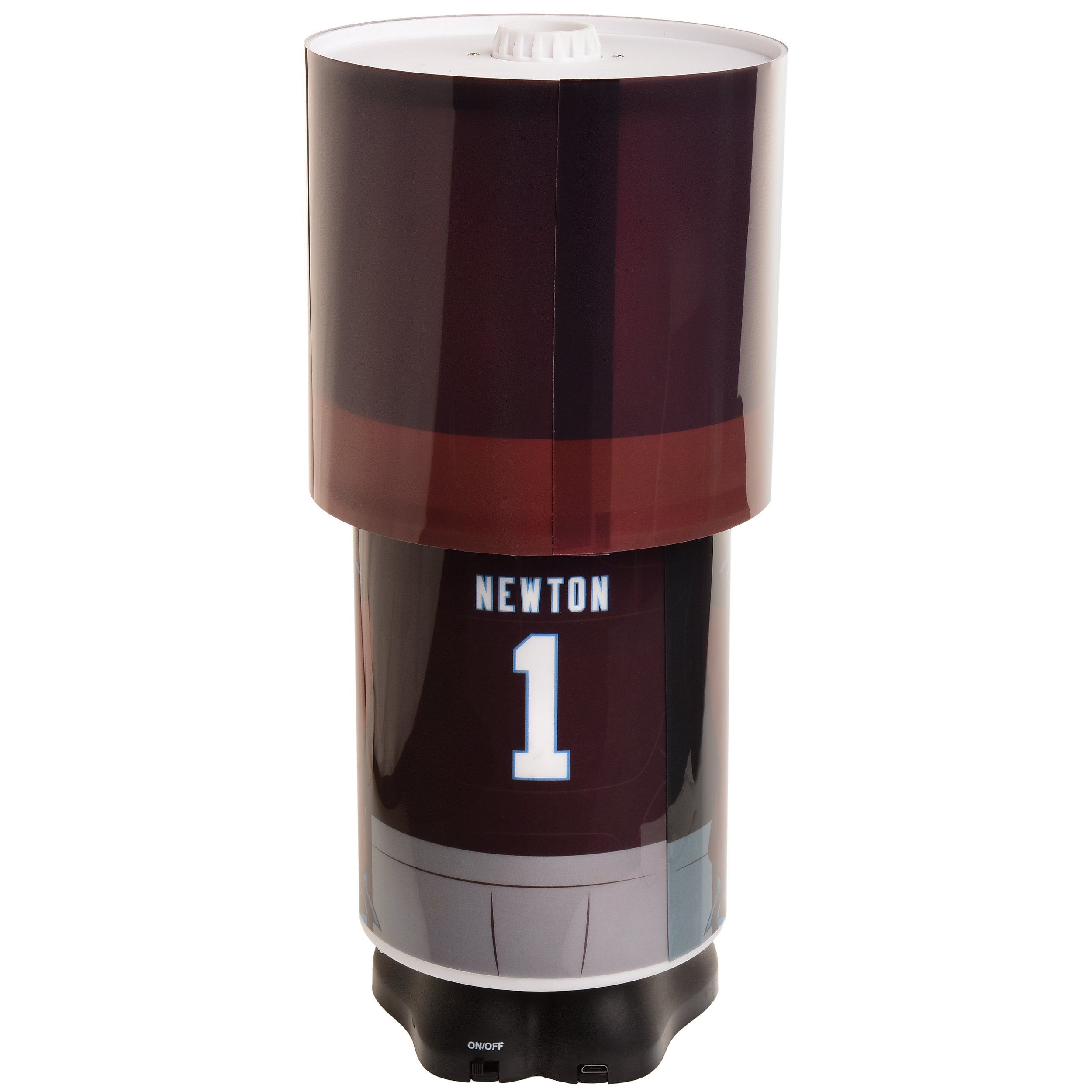 FOCO Carolina Panthers Cam Newton #1 LED Desk Lamp - Officially Licensed NFL Fan Gear for Home, Office & Game Room Decor