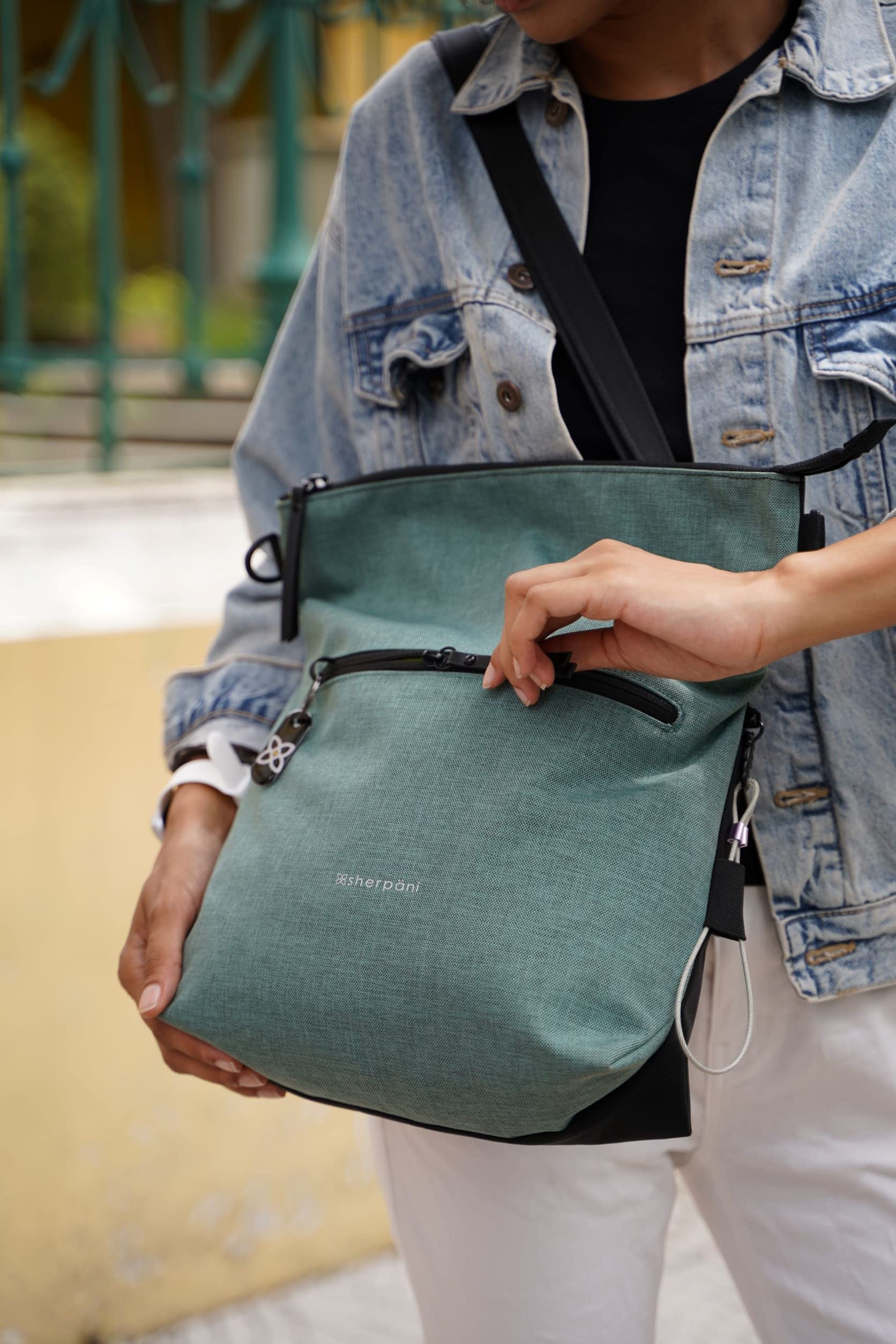 Sherpani Vale Anti-Theft Crossbody Purse for Women - Secure Travel Shoulder Bag & Stylish Tote Handbag - Perfect for Commuting, Shopping, and Vacation Trips