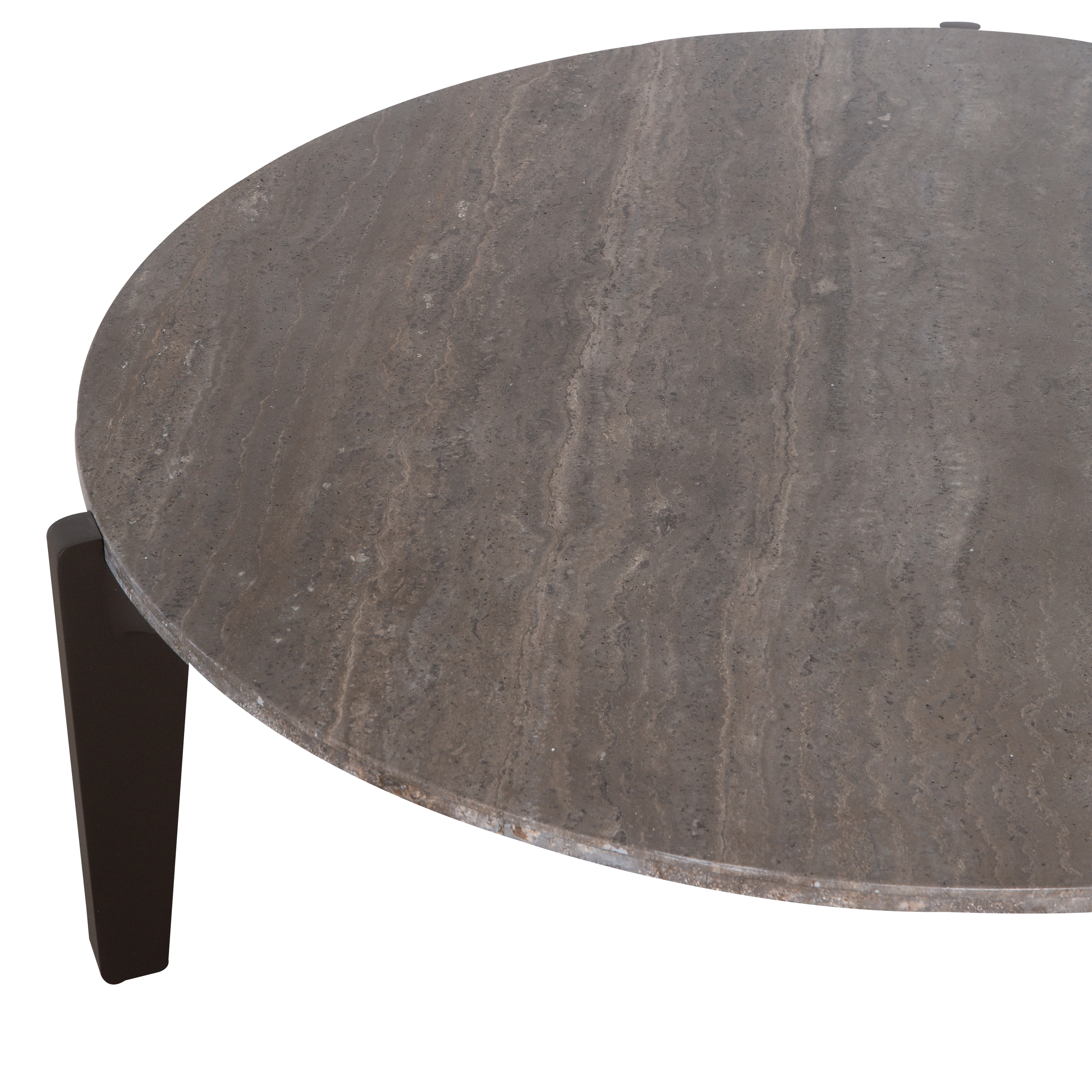 MLB Aluminum Round Coffee Table - Modern Living Room Centerpiece for Home Decor & Entertainment