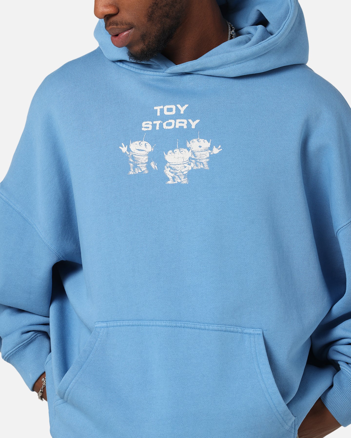 Disney Pixar Toy Story Premium Hoodie - Washed Blue - Official Licensed Merchandise - Perfect for Cosplay, Gifts & Casual Wear