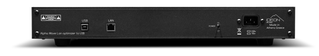 Ideon Audio Alpha Wave LAN Optimizer - High-End Network Audio Stream Enhancer for Audiophiles - Perfect for Home Theater & Hi-Fi Music Systems