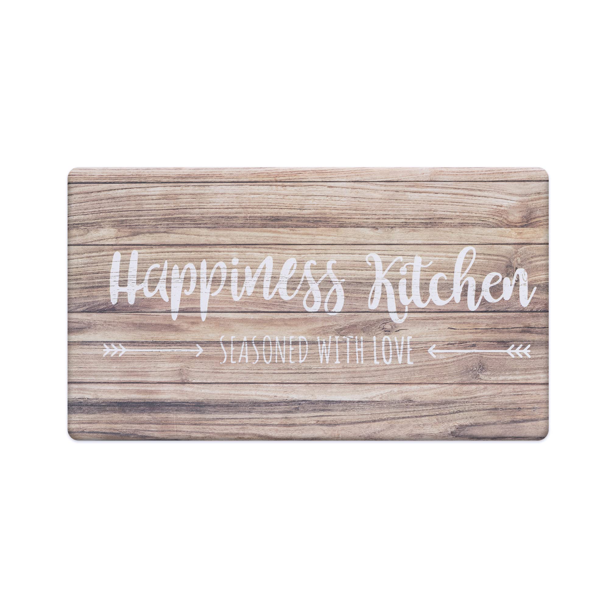 EVERGRACE Farmhouse Style Non-Slip Kitchen Mat 17x30 Inch - Anti Fatigue Waterproof Cushioned Floor Rug for Cooking & Baking - Sweet Home Decor for Cozy Kitchens, Perfect for Standing Comfort While Preparing Meals