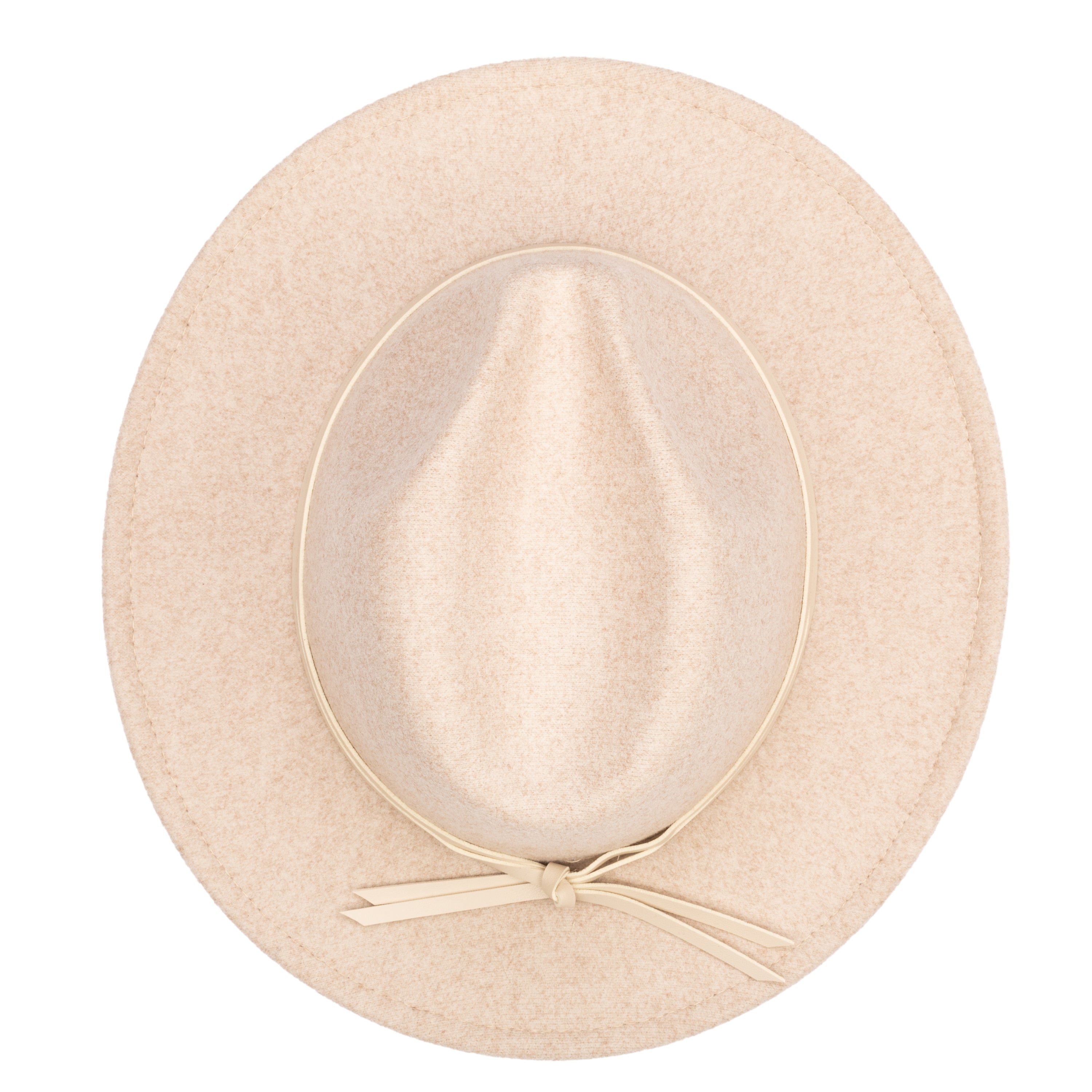 Stylish Women's Faux Felt Fedora Hat with Genuine Leather Band - Perfect for Outdoor Events, Travel & Fashion Accessories