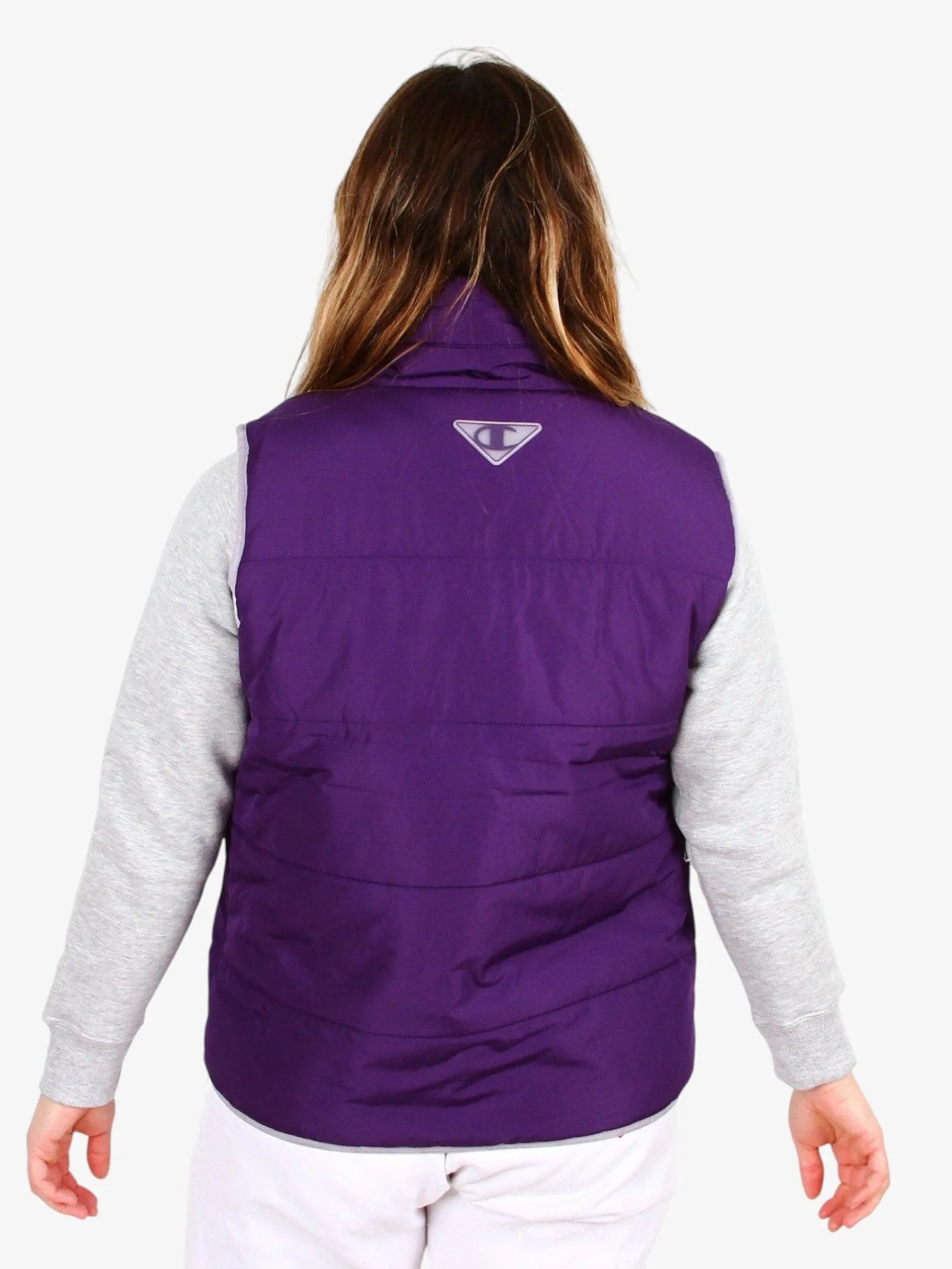 Champion Women's Puffer Vest Violet - Lightweight Warm Winter Jacket for Outdoor Activities & Casual Wear