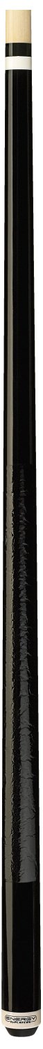HC08 Classic Black Graphic Pool Cue Stick - Professional Billiard Cue for Men & Women - Perfect for Home Game Rooms, Bars, and Pool Halls