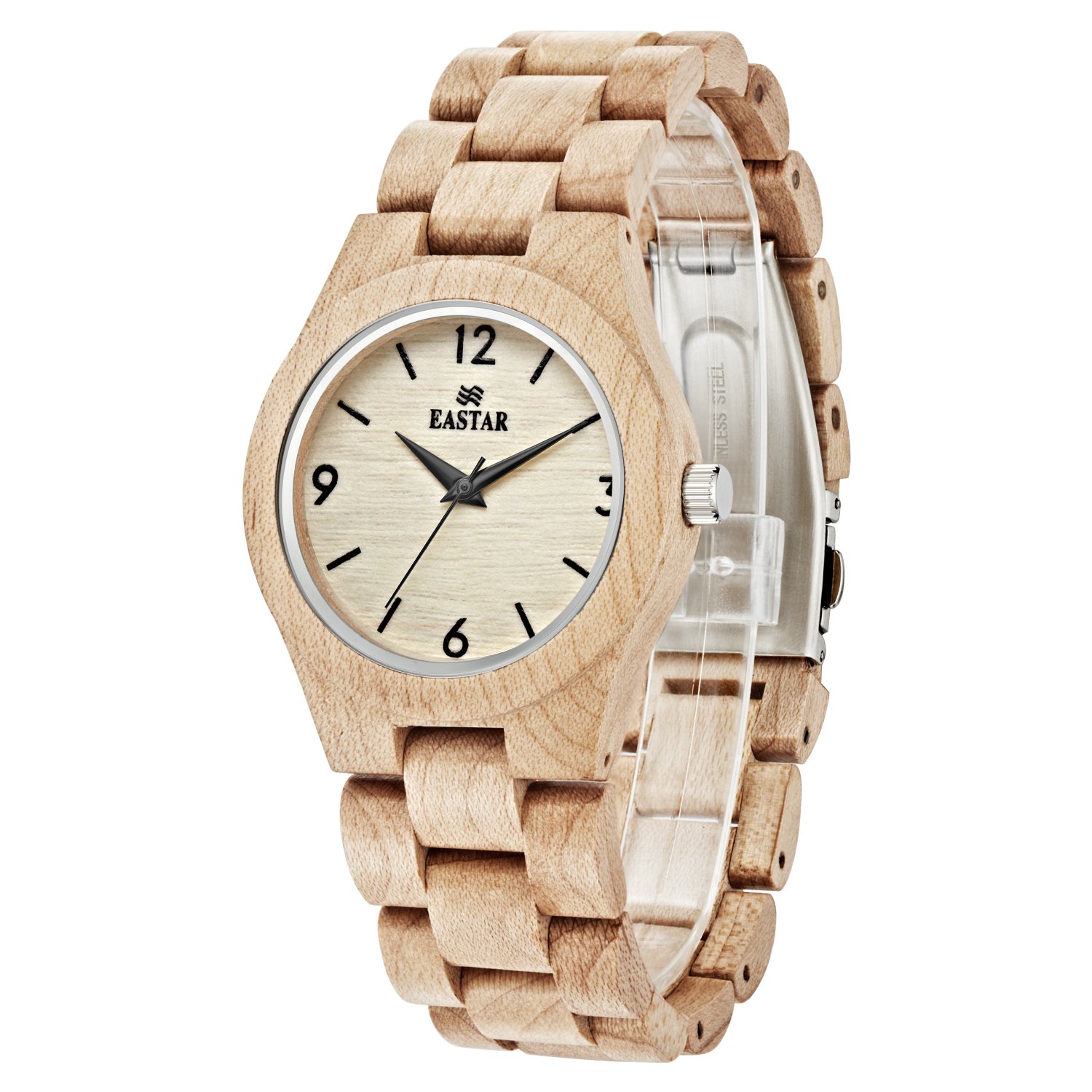 Stylish Brown Wooden Watch for Women - Handmade Lightweight Wooden Wristwatch with Genuine Leather Strap - Perfect Gift for Her - Ideal for Casual, Office & Special Occasions - Great for Everyday Use, Business Meetings, Date Nights and Wedding Events - Perfect for Fashion Accessories, Gift Giving and Timepiece Collections - Best for Work, Dating, Parties and Formal Events