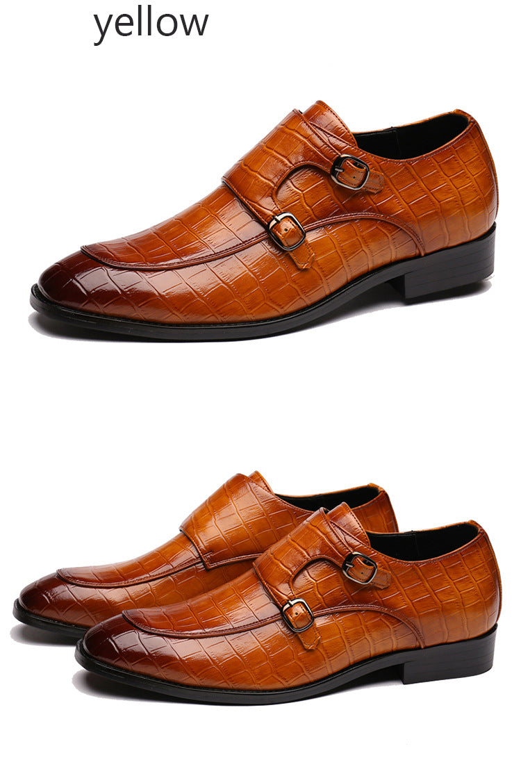 Premium Italian Crocodile Skin Dress Shoes for Men - Green & Black Luxury Formal Business & Casual Wear - Perfect for Weddings, Office & Special Events