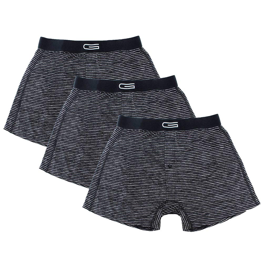 Men's 3-Pack Boxer Briefs - Ultra Soft Nylon Spandex Underwear with Moisture Wicking Technology | Breathable & Comfortable for Everyday Wear, Workout & Travel