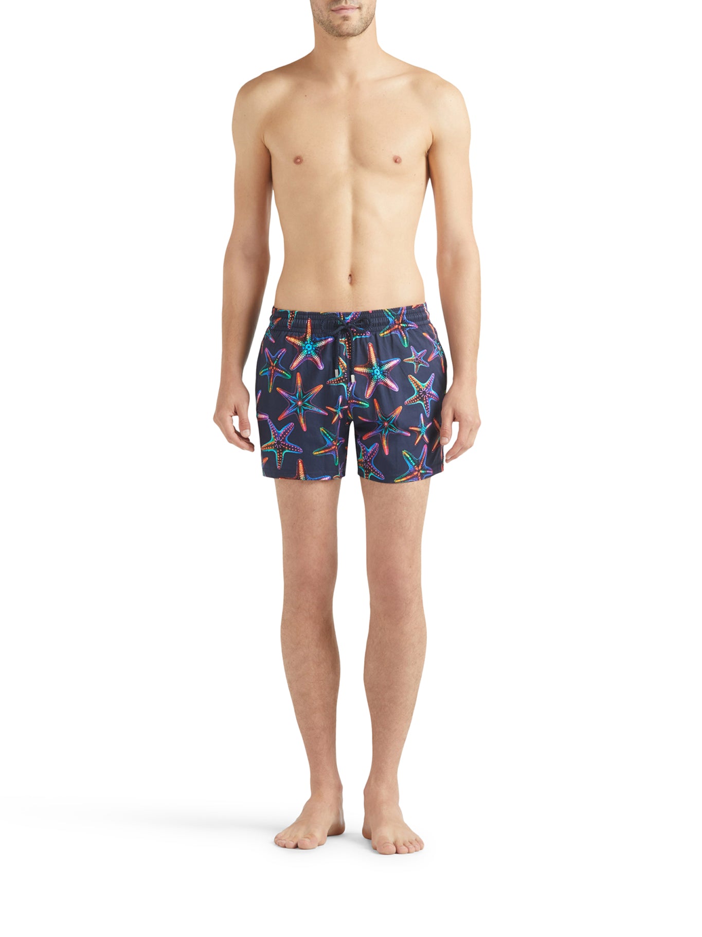 DISCO STARS Stretch Men's Swim Shorts - Quick Dry, Comfortable & Stylish for Beach, Pool & Summer Vacations
