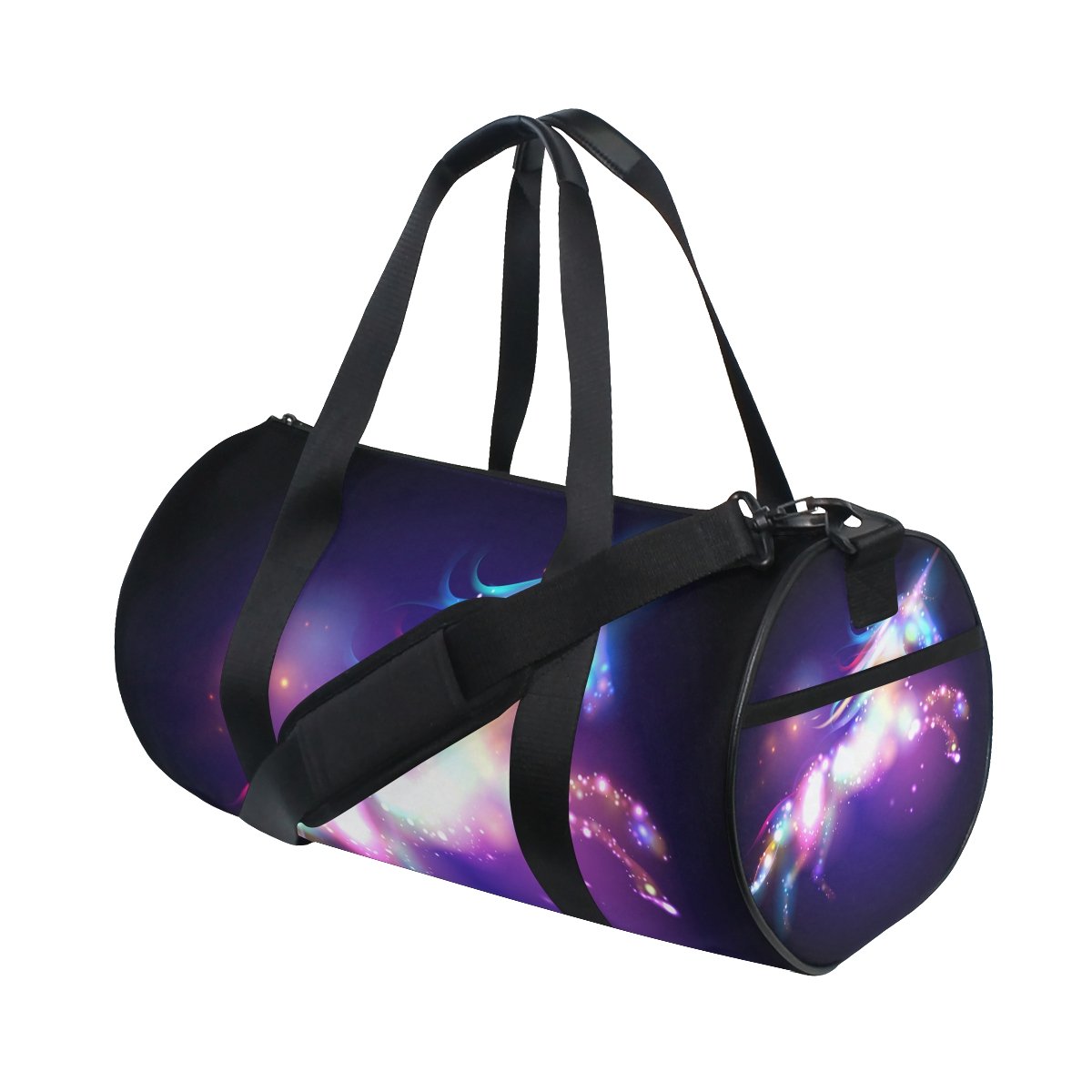 JSTEL Unicorn Magic with Stars Gym Bag for Women & Men - Durable Sports Duffel Bag for Travel, Workout, Yoga & Gym - Perfect for Fitness Enthusiasts & Travelers