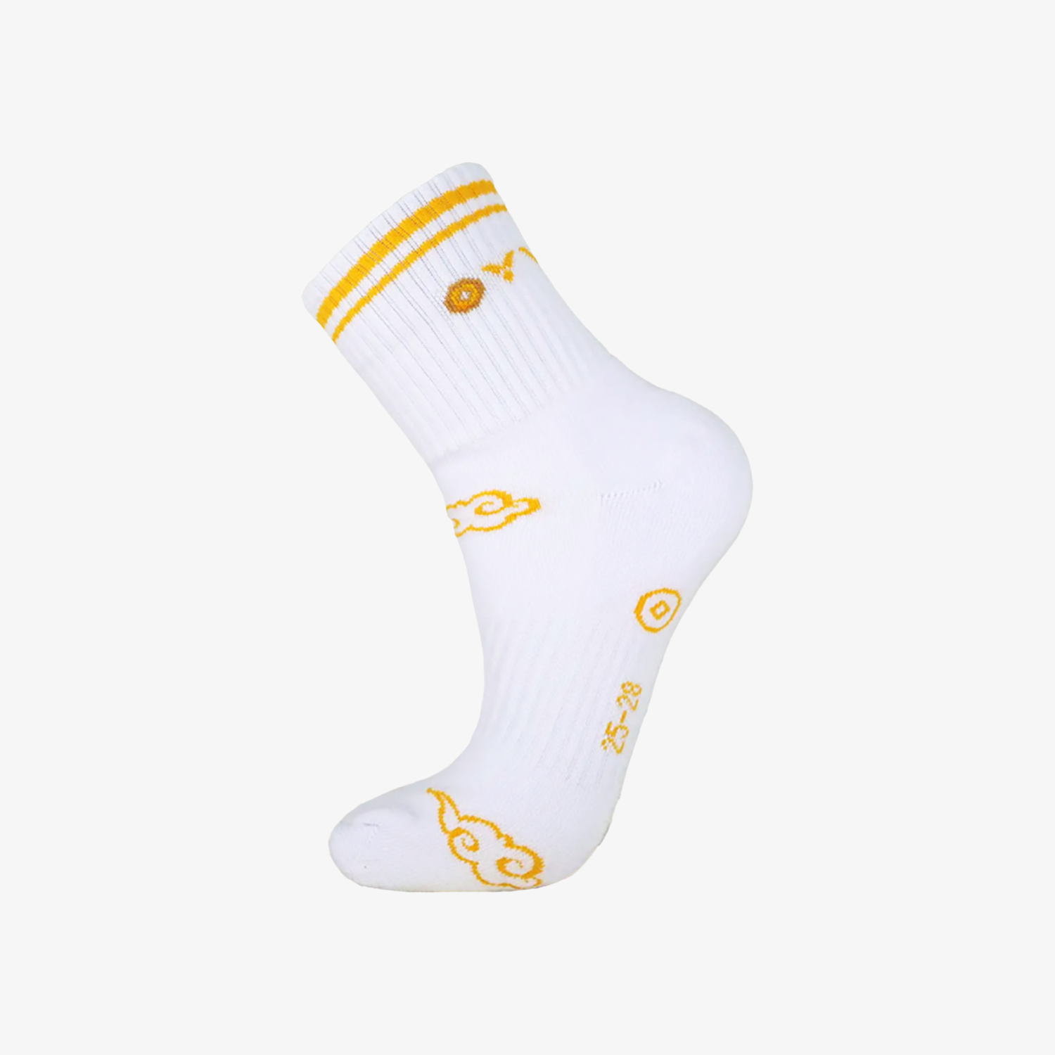 Victor 2025 Chinese New Year Socks SK506CNY - Lucky Zodiac Rabbit Design Comfortable Cotton Socks for Men & Women - Perfect for Lunar New Year Gifts, Family Celebrations and Festive Outfits