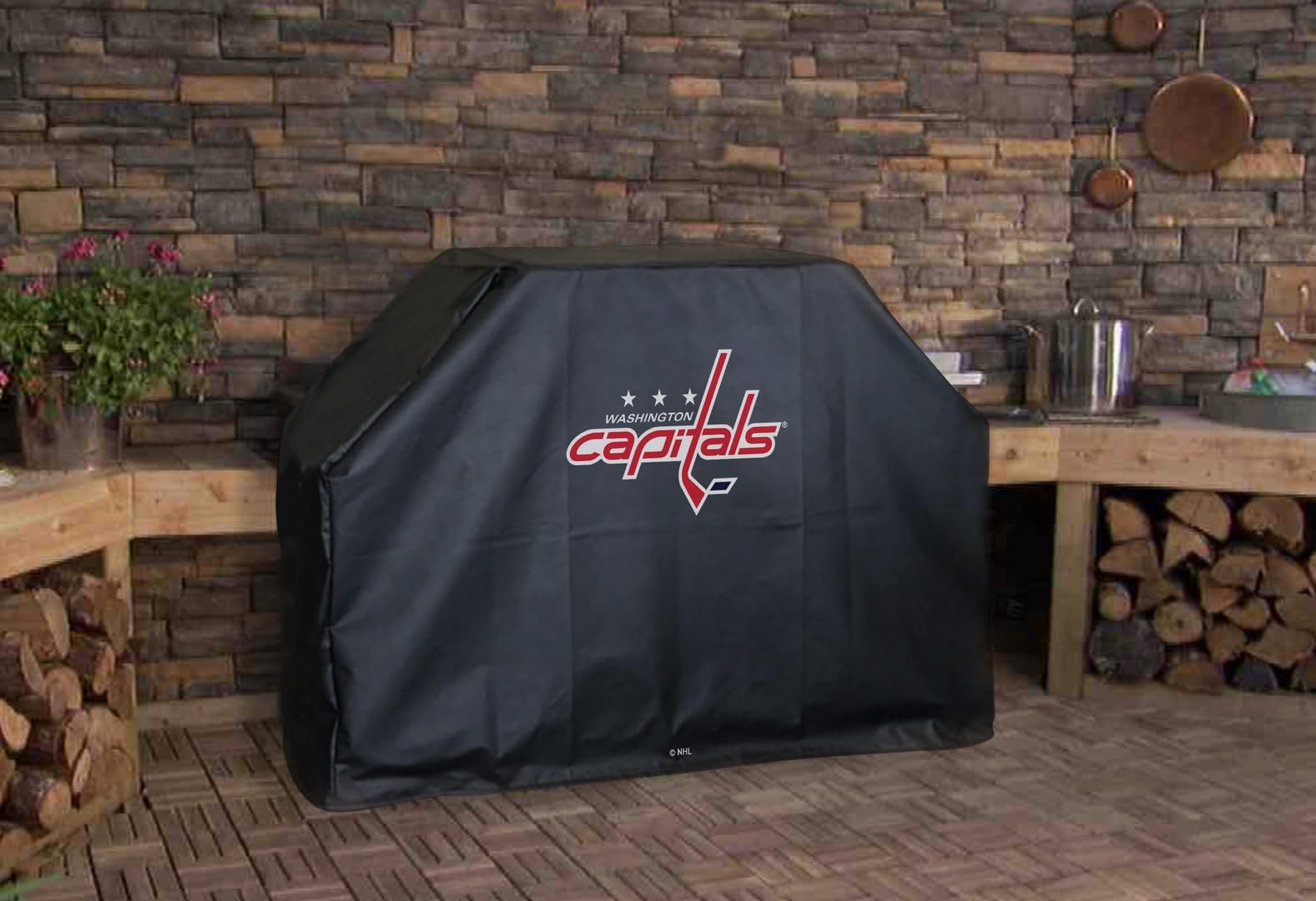 Anaheim Ducks Grill Cover by Holland Bar Stool Co. - Waterproof BBQ Grill Cover for Outdoor Cooking, Tailgating & Game Day Parties