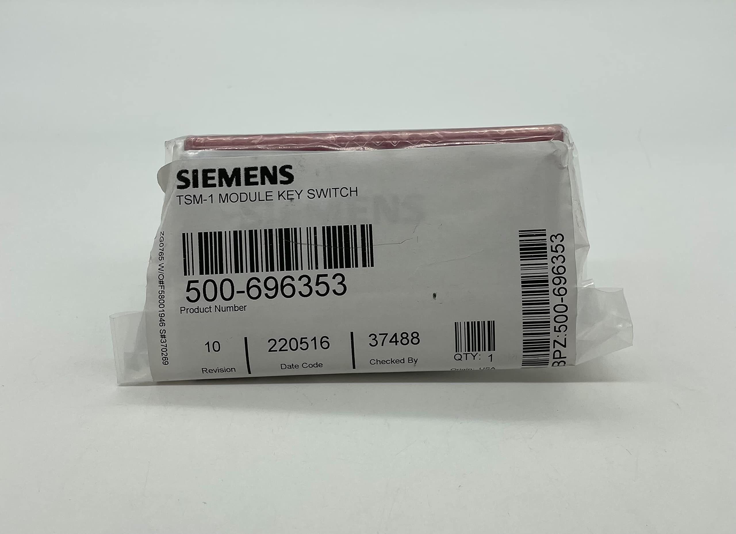 TSM-1 Module Key Switch for Intelligent Duct Smoke Detectors - Fire Alarm System Accessory for HVAC Duct Smoke Detection (Ideal for Commercial Buildings & Industrial Facilities)