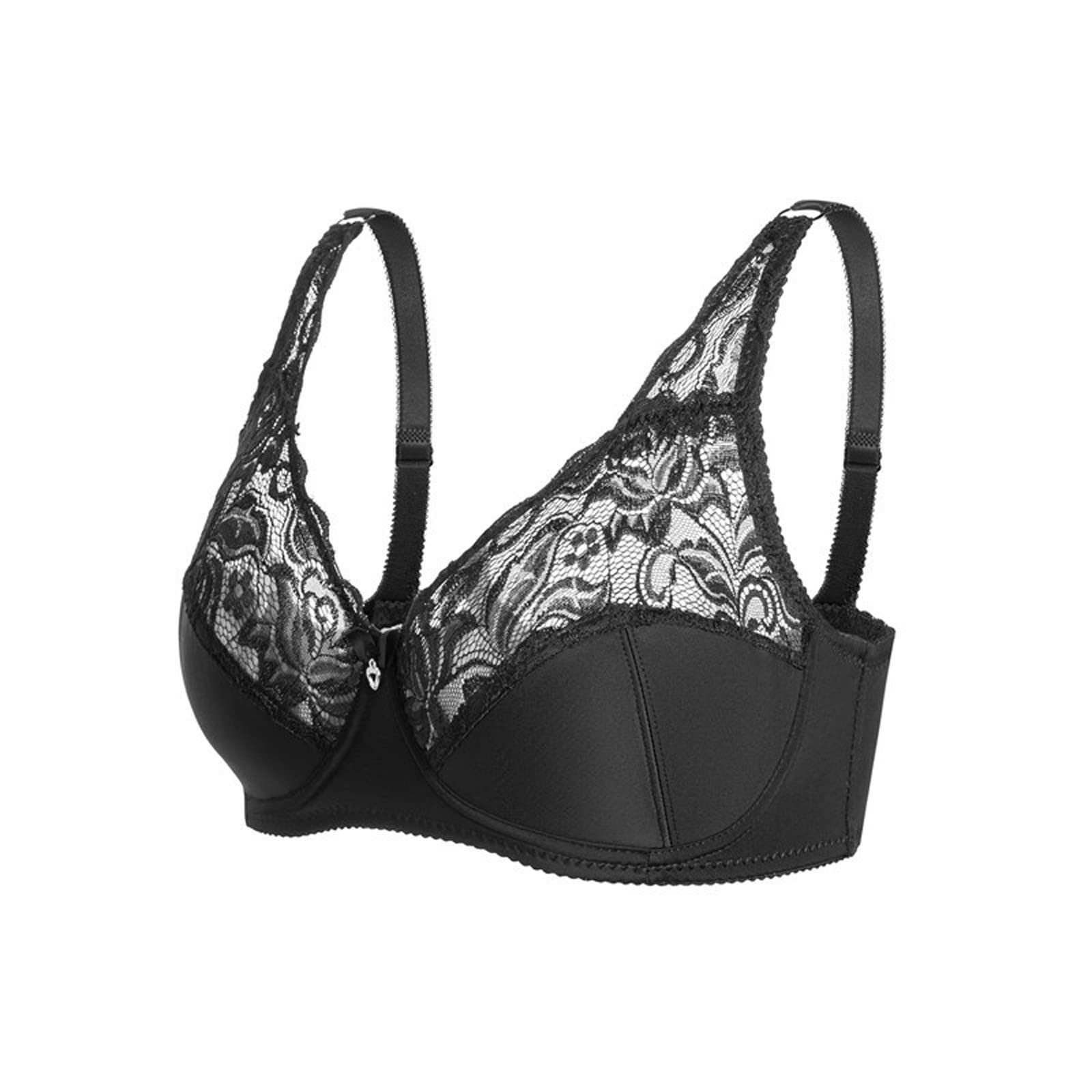 Wireless Lace Bralette for Women - Comfortable Convertible Strapless Bra with Removable Pads & Adjustable Straps - Perfect for Yoga, Lounge & Everyday Wear