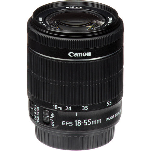Canon EF-S 18-55mm f/3.5-5.6 IS STM Lens - White Box Version - Perfect for Portrait, Travel & Everyday Photography