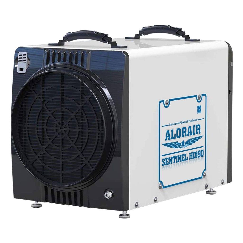 AlorAir HDi90 Sentinel Basement & Crawl Space Dehumidifier - 90 Pints with Condensate Pump & Auto Defrost - Ideal for Damp Basements, Crawl Spaces & Home Moisture Control