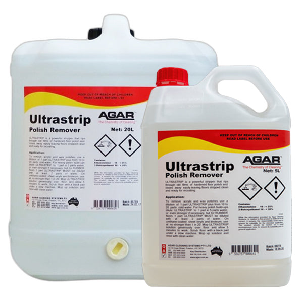 Ultra-Strength Agar Floor Stripper - Professional-Grade Floor Stripping Solution for Hardwood, Tile & Vinyl Floors - Ideal for Home, Office & Commercial Use