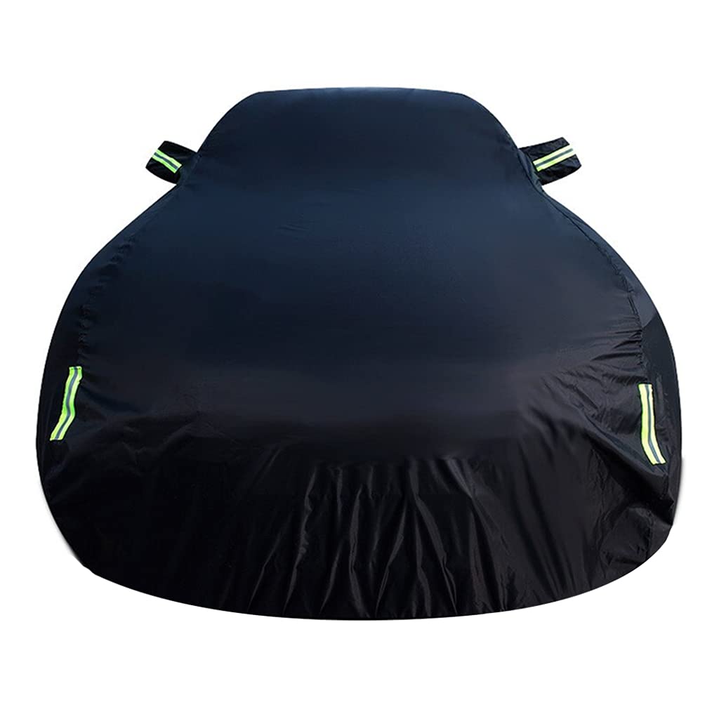 2021 Ford Mustang Mach 1 Fastback All-Weather Waterproof Breathable Car Cover with Windproof Straps & Reflective Strips - Dustproof Indoor/Outdoor Protection for Parking, Storage & Travel