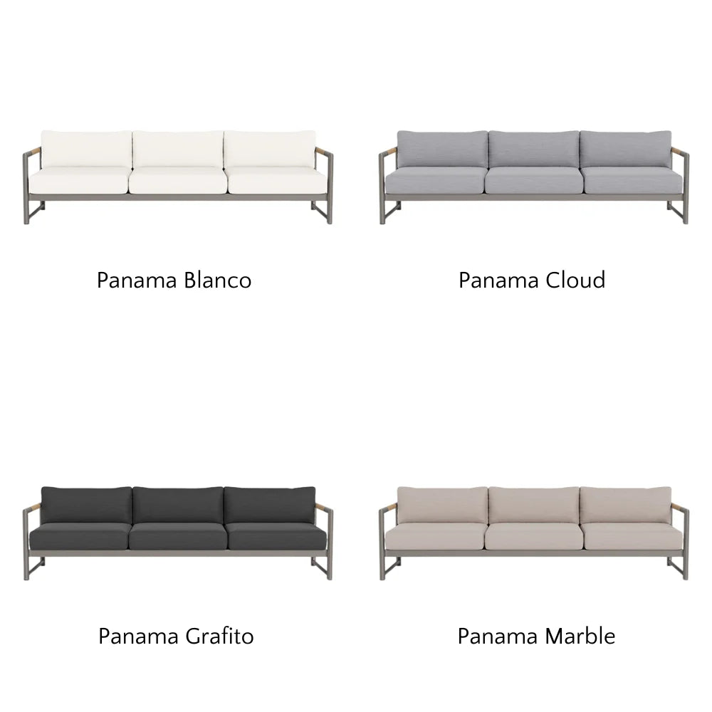 Breeze XL Outdoor 3-Seat Sofa Set - Waterproof Patio Furniture for Garden, Poolside & Backyard Relaxation