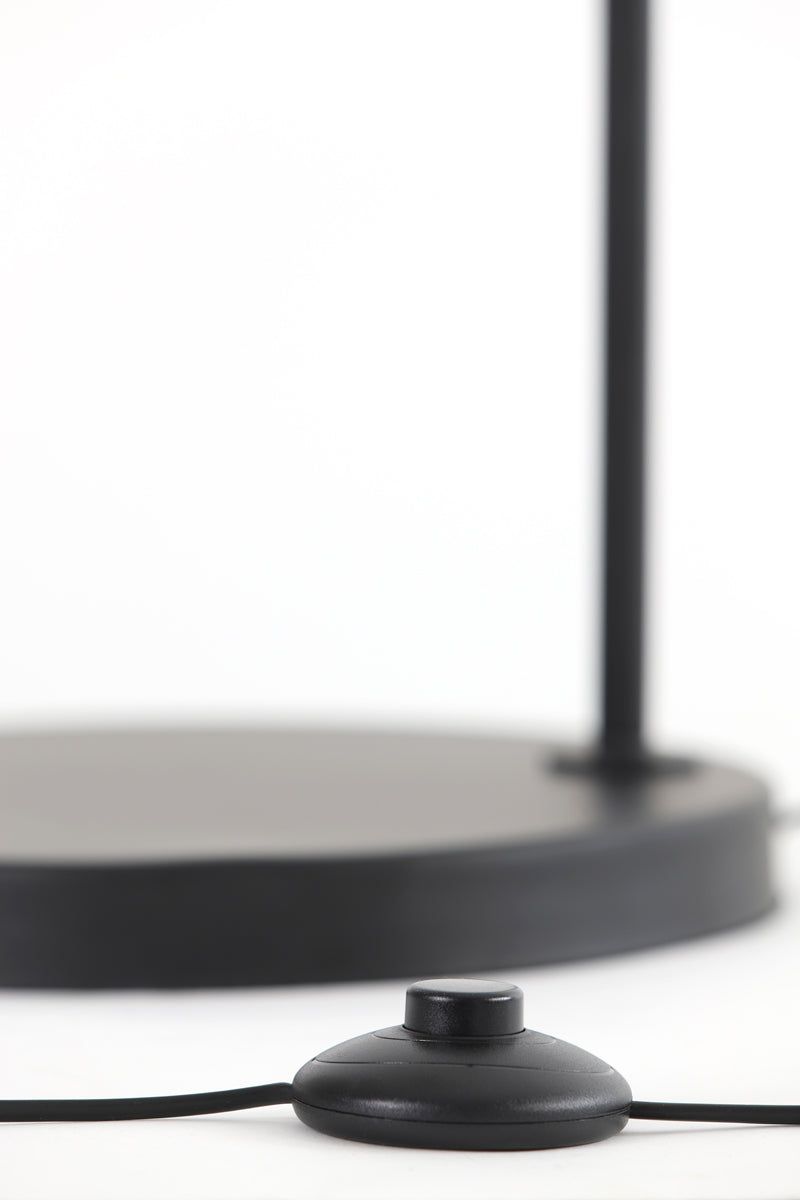 Alvaro Modern Floor Lamp with Adjustable Height - Matt Black & Antique Bronze Finish for Living Room, Bedroom, or Office Lighting