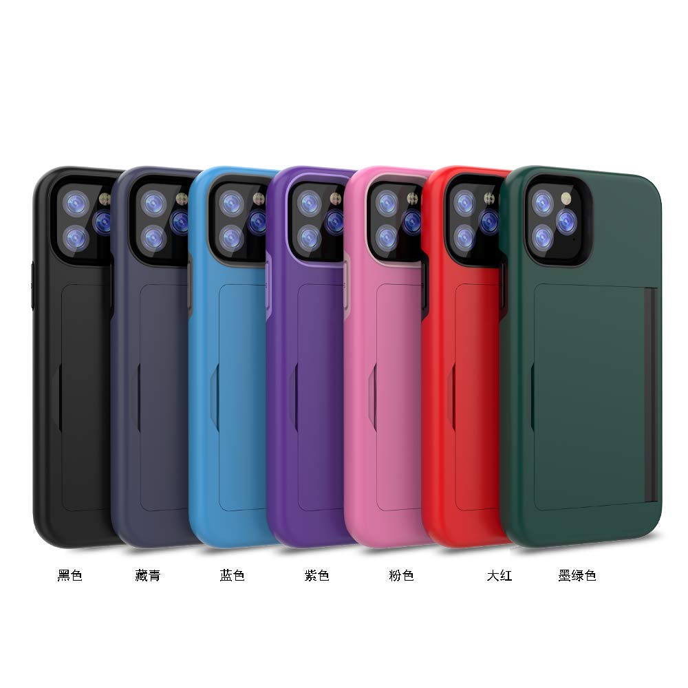 Premium iPhone 12/12 Pro Wallet Case with Card Holder & Credit Card Slots - Slim Protective Cover (Red) - Perfect for Everyday Use, Travel & Hands-Free Convenience