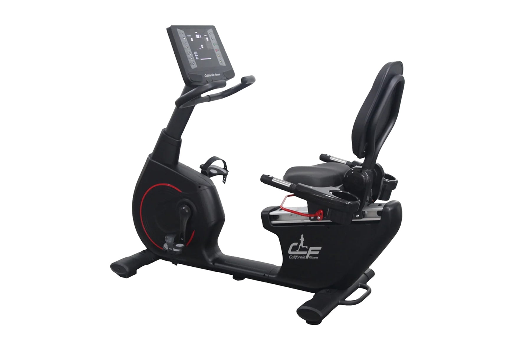 California Fitness R8 Recumbent Exercise Bike - Quiet Magnetic Resistance, LCD Display, 16 Levels Adjustable for Home Gym - Perfect for Low-Impact Cardio, Rehabilitation & Seniors Fitness
