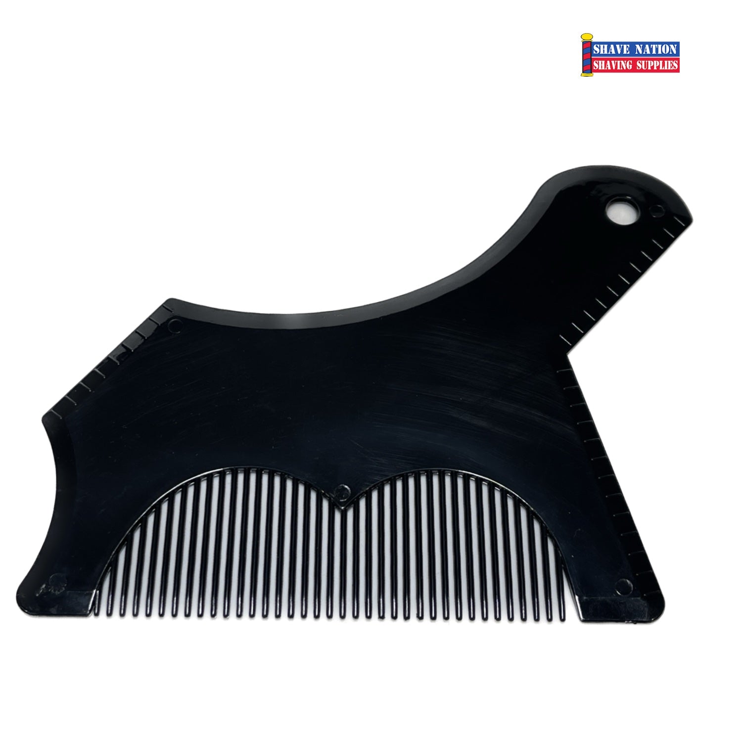 Professional All-in-One Beard Styling Shaper Comb - Precision Grooming Tool for Men's Facial Hair Care | Perfect for Home, Travel & Barber Shop Use