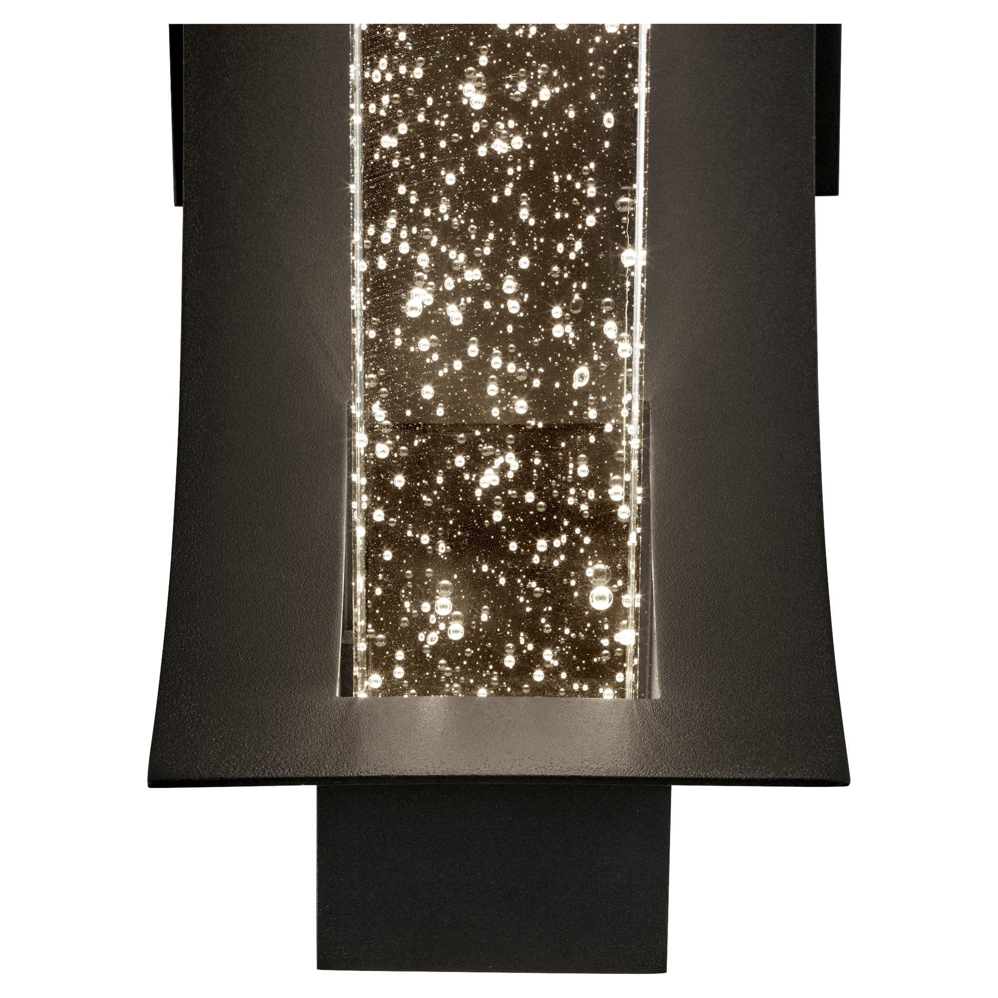 Oxygen Albedo 3 770 15 Outdoor Wall Sconce Light - 14 Inch Modern Black Exterior Lighting for Porch, Patio & Garden Decor