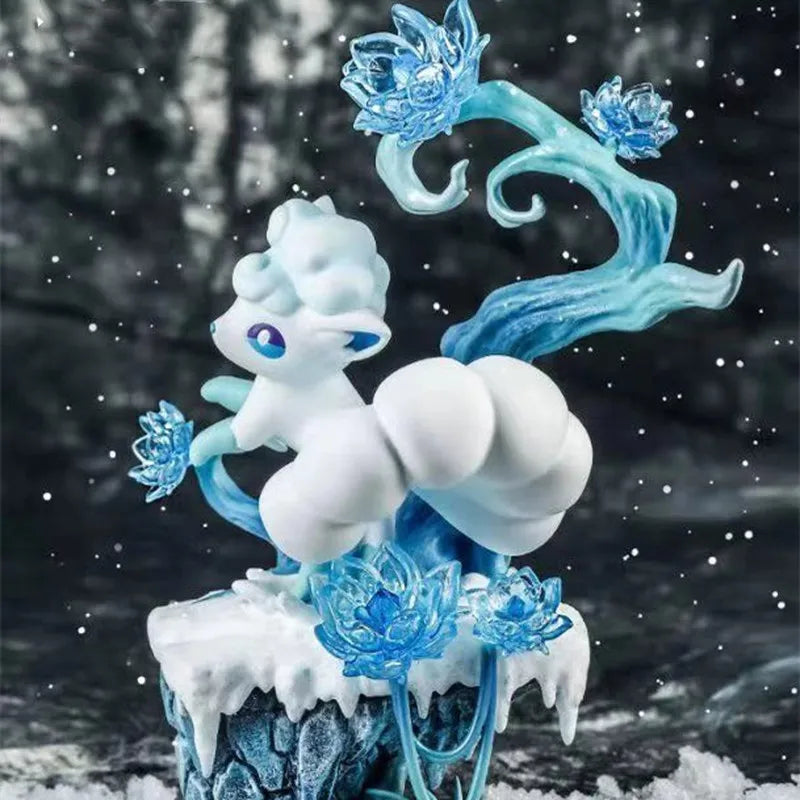 Pokemon Alolan Vulpix Figure - Cute Anime Collectible Figurine for Display, Gifts & Pokemon Fans | Perfect for Home Decor, Office Desk & Anime Collections
