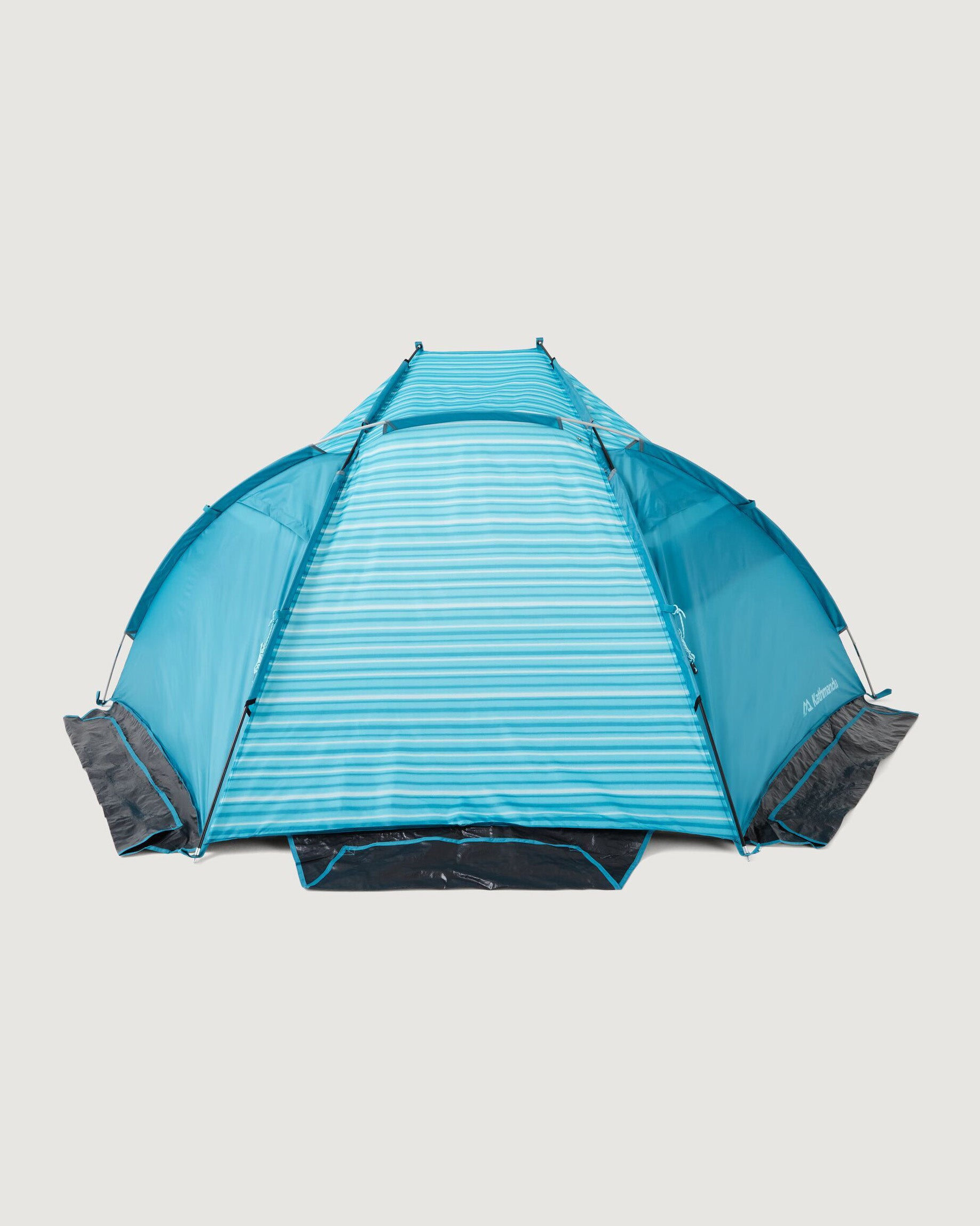 Retreat 3 Person Beach Shelter v4 Cove Stripe - Portable Sun Shade Tent for Family Beach Trips, Picnics & Outdoor Adventures