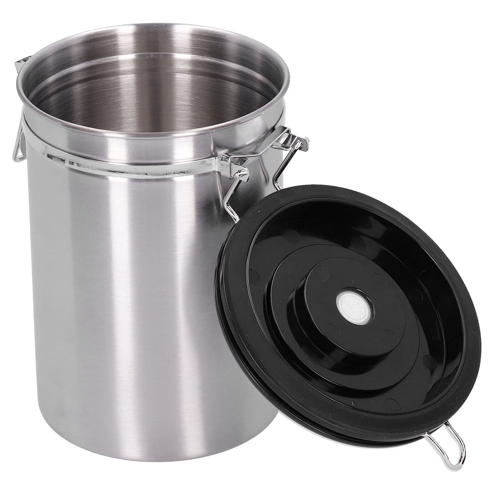 Premium 1800ML Coffee Canister Set with Adjustable Time Compass - Airtight Storage for Coffee Beans, Tea, Sugar, Cookies & Flour - Perfect for Kitchen, Pantry & Coffee Station Organization