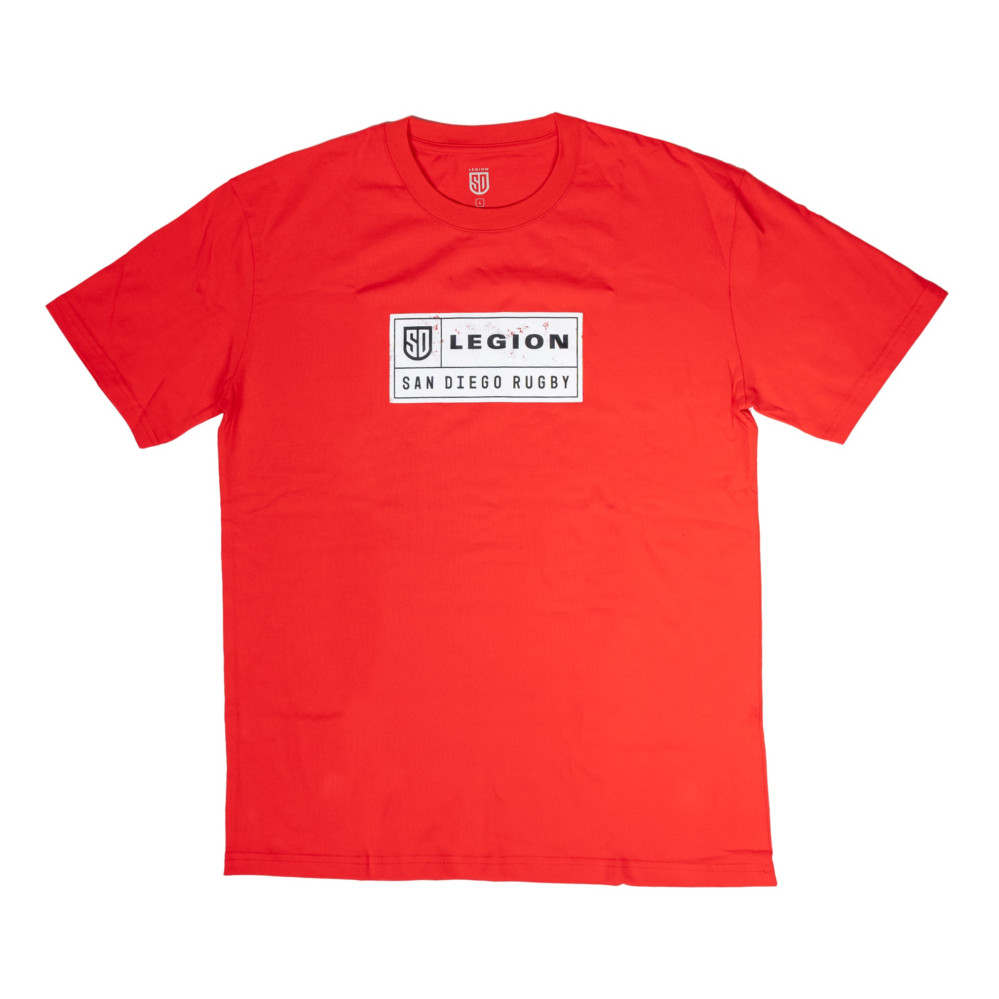 SD Legion Rugby Box Label T-Shirt | Men's Vintage Style Rugby Tee | Perfect for Rugby Games, Casual Wear & Fan Apparel