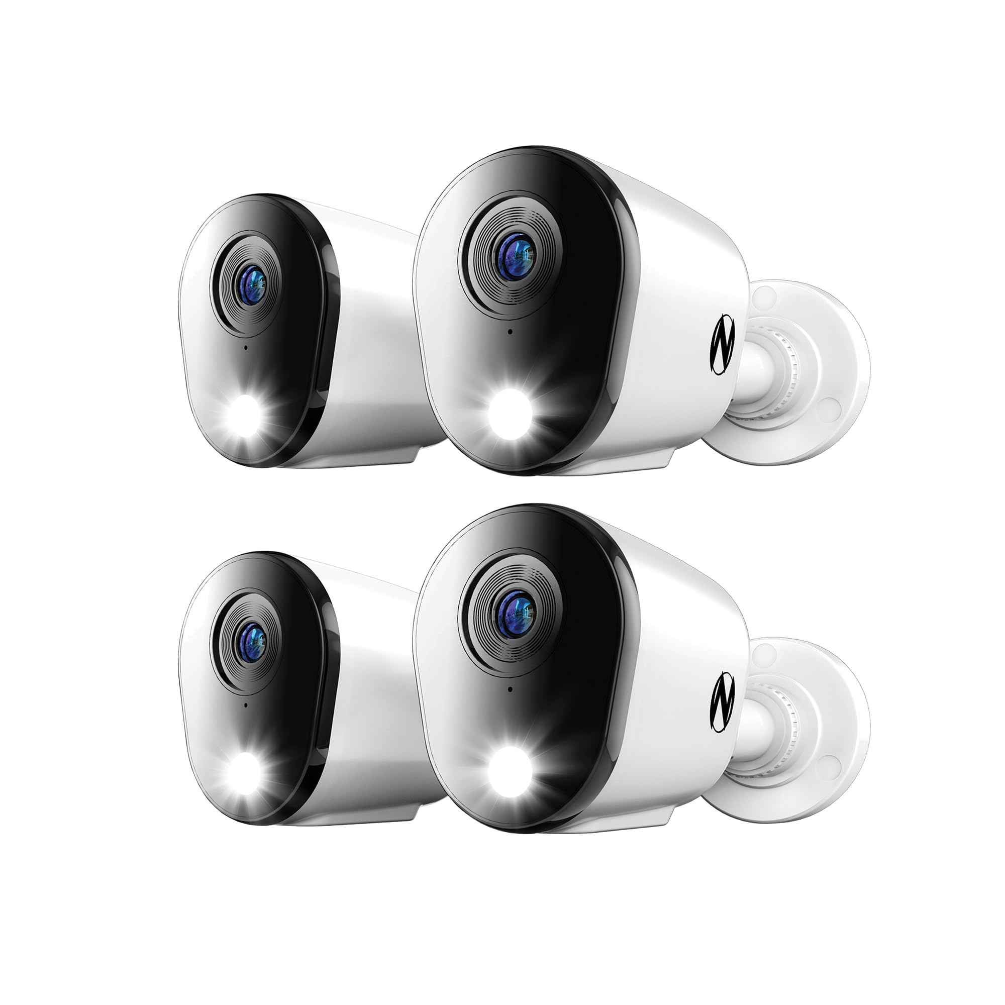 Night Owl 4K HD Wired Security Camera System with 2-Way Audio - Indoor/Outdoor Surveillance (4-Pack) | Compatible with Night Owl DVRs | Perfect for Home Security, Business Monitoring & Property Protection