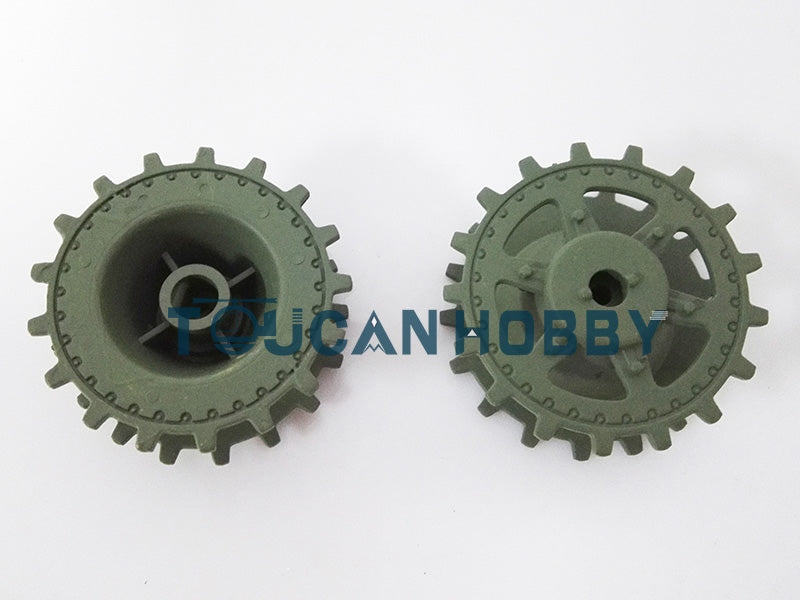 High-Quality Plastic Idler Wheels, Sprockets & Tracks for Henglong 1/16 Scale RC Tanks - Compatible with Jadpanther 3869 & Panther G 3879 Models | Durable Replacement Parts for Tank Battles & Off-Road Terrain