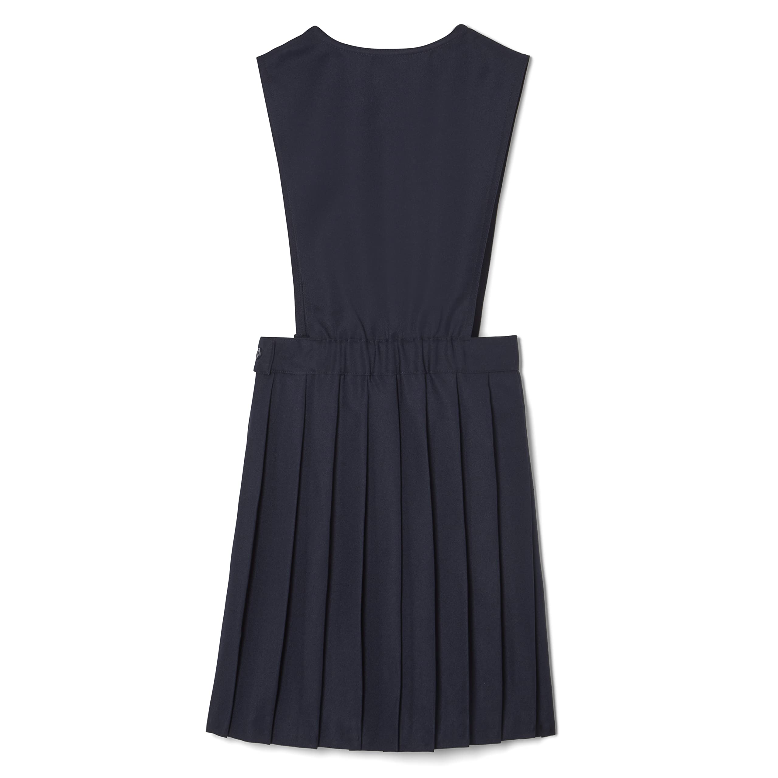 French Toast Girls School Uniform V-Neck Pleated Jumper Dress 3T Navy Blue - Perfect for Classroom, Church & Special Occasions