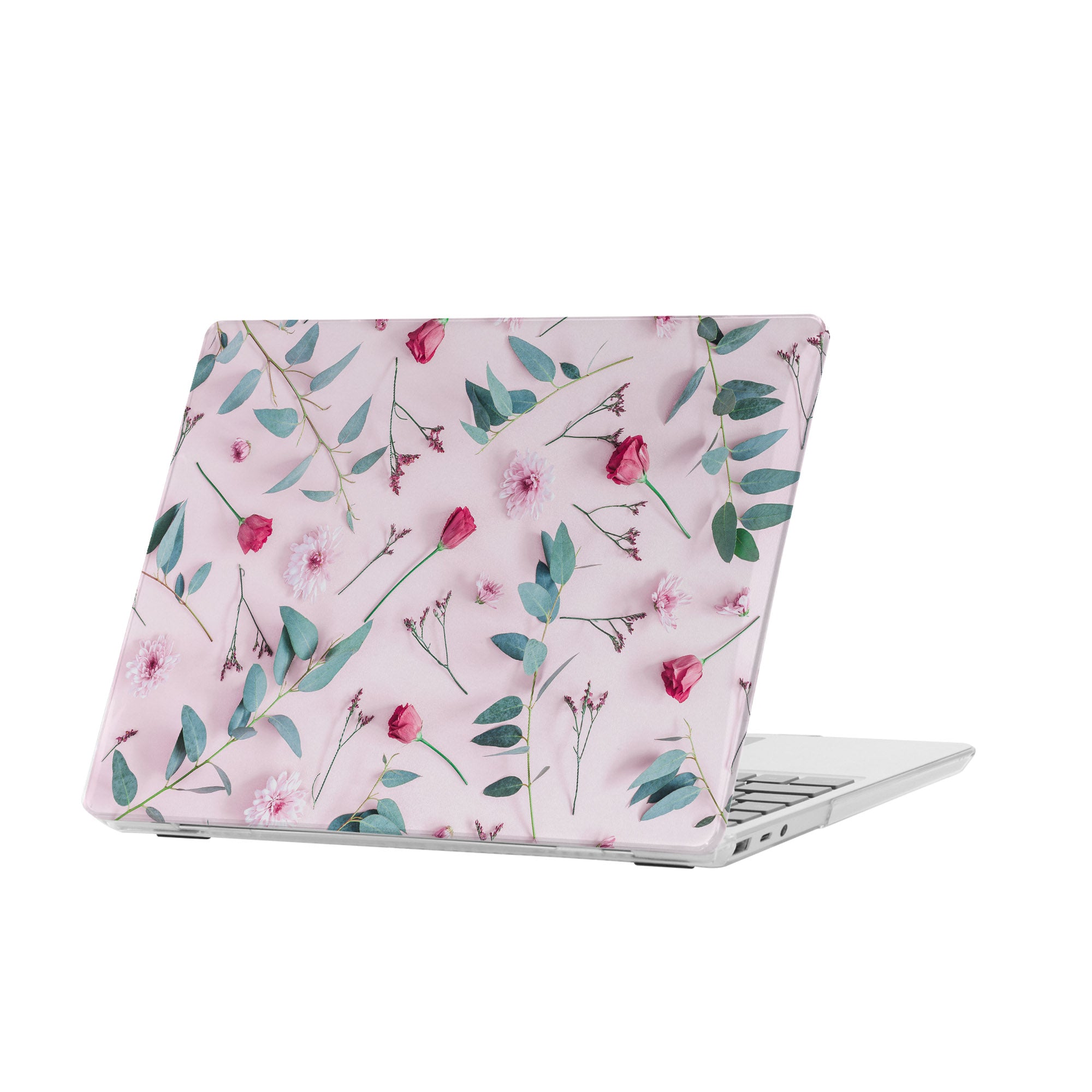 Premium Surface Laptop Case with Elegant Flat Flower Design - Slim Protective Cover for Microsoft Surface Laptop (1-5) - Perfect for Work, Travel & School Use
