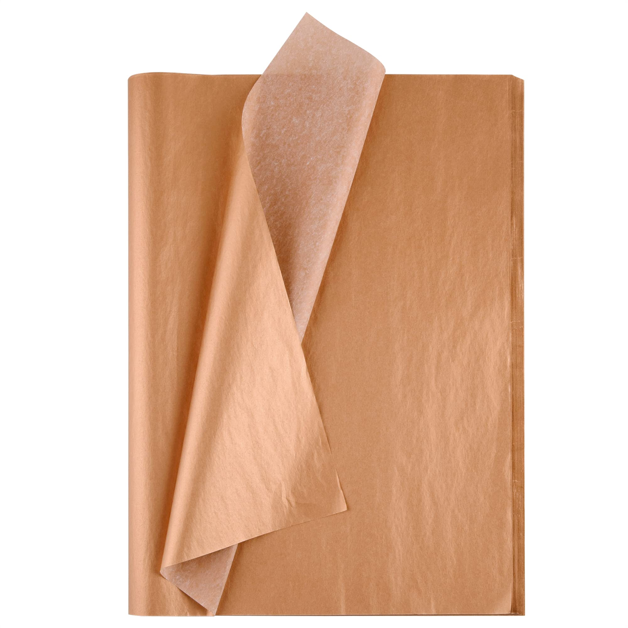 60 Sheets Rose Gold Tissue Paper for Gift Wrapping, DIY Crafts, Christmas Decorations - 20.5x15 Inch Premium Wrapping Paper for Party Favors, Holiday Gifts & Home Decoration