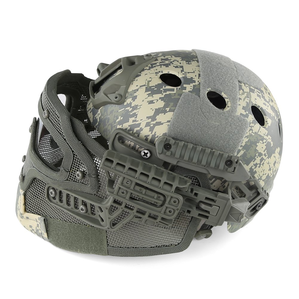Tactical G4 Protective Helmet System with Goggles - Military Grade Airsoft Paintball Mask for Combat Training, Hunting & Outdoor Survival Gear | Perfect for Airsoft Battles, Paintball Games & Tactical Operations