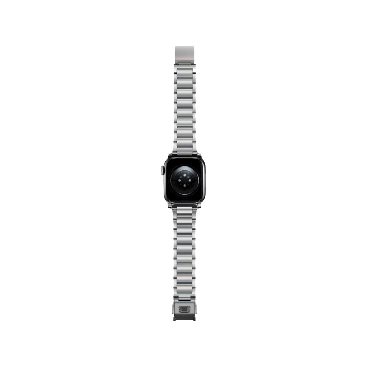 Nomad Apple Watch Band 40mm / 41mm Stainless Steel with Silver Hardware - Durable & Stylish for Workouts, Office & Everyday Wear