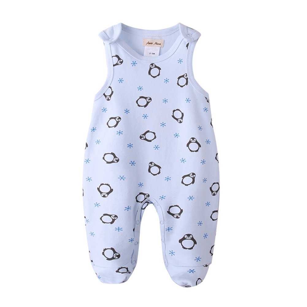 Adorable Penguin Baby Overalls - Long Sleeve Bodysuit Outfits for Newborns | Soft & Comfortable Infant Clothes for Winter, Photo Shoots & Daily Wear