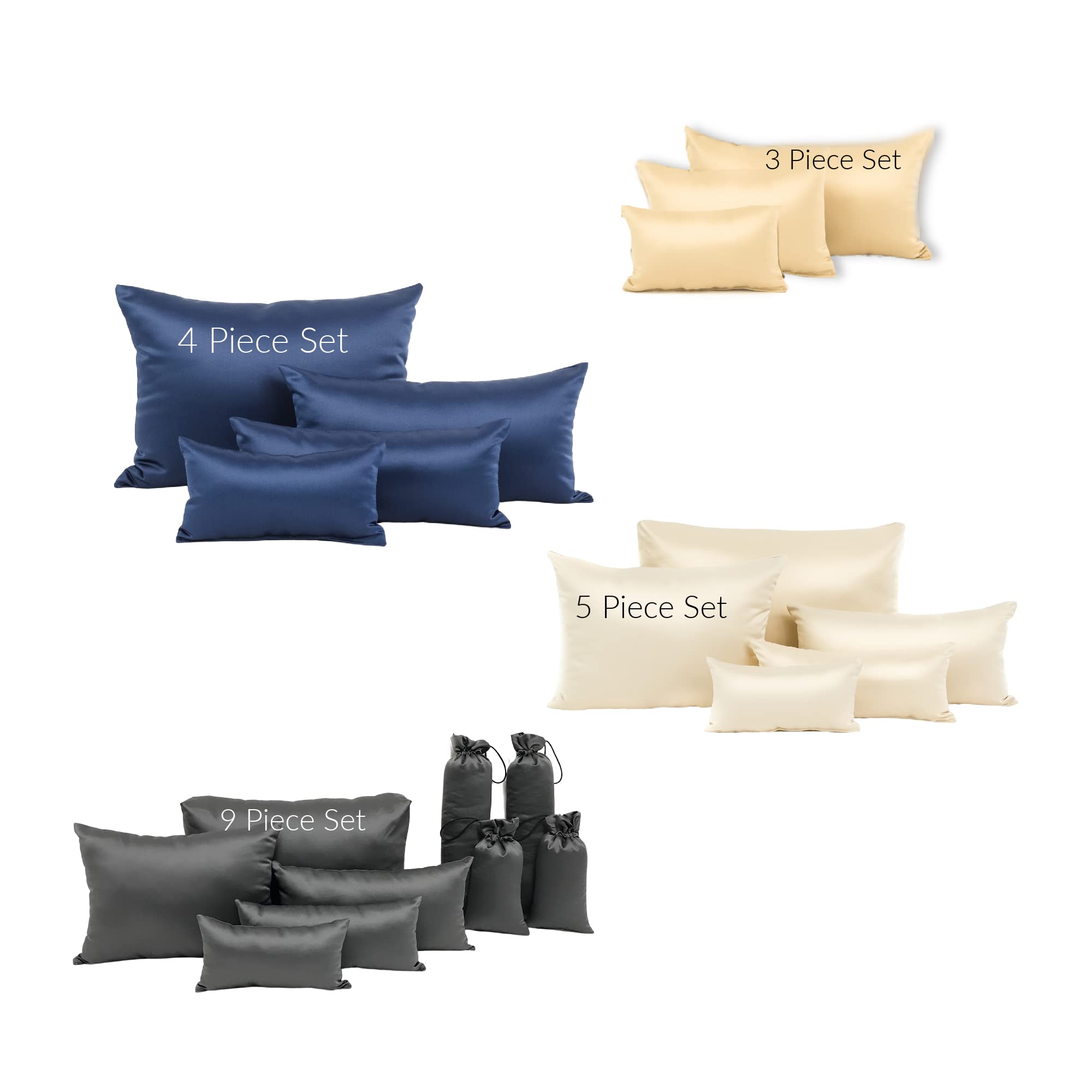 Premium Purse Pillow Insert Set - Large Handbag Organizer for Closet Storage | Women's Fashion Gift (3 Sizes & 9 Colors) | Perfect for Handbag Display, Closet Organization & Luxury Gift Giving